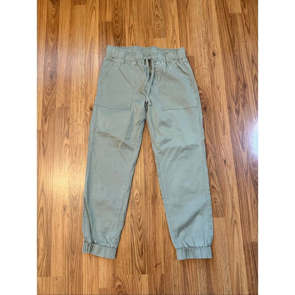 Buffalo David Bitton Women’s Soft Tencel Pull-On Jogger Pants Olive Green Small